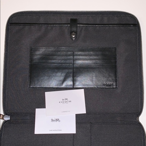 Coach iPad/tablet/laptop case